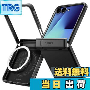 �y���������zSpigen �y�n��18�N�̋Z�p�́zGalaxy Z Flip7 �P�[�X �q���W�ی� �ϏՌ� MagFit�Ή� �w��h�~ �����Y�ی� �^�t�A�[�}�[�E�v���E�}�O�t�B�b�g ACS09561 (�u���b�N)