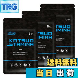 【送料無料】【3袋セット】KATSUO STAMINA カツサプ 1袋(8粒入)