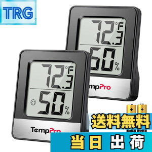 �y���������zThermoPro�T�[���v�� ���x�v �����x�v ���x���x�v ���� �����v �f�W�^�� ���� �R���p�N�g ��}�[�N �Ǌ|�� ���X�^���h �}�O�l�b�g TP49 �u���b�N 2�p�b�N