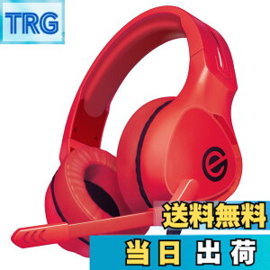 �y���������z�G���R�� �Q�[�~���O�w�b�h�Z�b�g �L�� 3.5mm �}�C�N�t�� �y PS5 / PS4 / Switch �z �y�� �����I�[�o�[�w�b�h 50mm�h���C�o �R���g���[���[�t�� ���b�h HS-G01RD