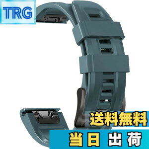 �y���������z[YOCAHU] QuickFit 22 mm �o���h �����p for GARMIN(�K�[�~��) Fenix 7 Pro Solar/Approach S70 47mm/Forerunner 965 �Ή� �X�g���b�v �V���R�� �x���g �_�炩�� �h���� �K�[�~�� �p �����o���h (Lake Blue)