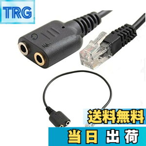 �y���������z�y�֗��ȕϊ��P�[�u����40 by WYVERN AUDIO �z RJ9 4P4C �d�b���v���O ���w�b�h�z�����}�C�N���z�P�[�u��/�A�_�v�^�[ �w�b�h�Z�b�g�iAvaya 1600 9600 SNOM Yealink Phones�j���� ��25cm �T�C�Y�F��