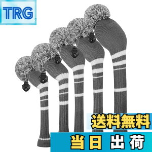 �y���������z�S���t �w�b�h�J�o�[ �Z�b�g�A5�́A�h���C�o�[�E�b�h�i460 cc�j1�t�F�A�E�F�CWood 2�ƃn�C�u���b�h�iUT�j2 ��d�w���҂݃X�^�C�� �F�FSteel Gray White Stripes