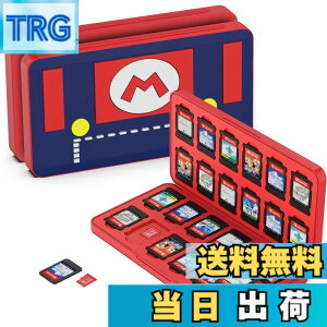 �y���������zGeeRic 24�� �Q�[���J�[�h ���[�{�b�N�X �X�C�b�` �Ή� �\�t�g�P�[�X 24��Micro SD �������[�J�[�h ���[�� Switch/Switch Lite/Switch OLED ���f���Ή� �R���p�N�g ���^ �y�� �h�o �����^ ����