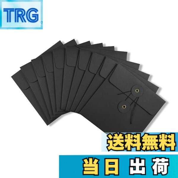 【9月1日ー9月15日まで200円オフ】【送料無料】「CD クラフト紙製 by WYVERN AUDIO」 坪量：250g/m2 紙ジャケット ハトメ紐付き サイズ：13x13cm （10枚セット） 色：ブラック、サイズ：10枚
