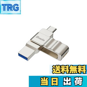 �y���������zBiwin UD150 USB ������ Type-C/A 2in1 ��]�� USB 3.2 ���� �ő�Ǐo���x150MB/s ������ �y��&�ϋv�� USB-C/A�f���A���R�l�N�^ �T�C�Y�F128GB