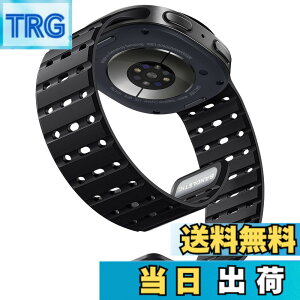 �y���������z[Bandletic] Galaxy watch 8 �o���h - �}�O�l�b�g�� �V���R���o���h Watch 8 44mm 40mm/ Watch 8 Classic 46mm �ɑΉ� N52���� �ʋC�� �ϊ� �h�� �y�� �j�����p �����p�o���h �F�F�u���b�N