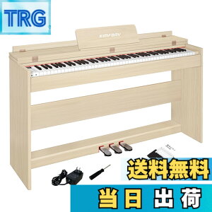 �y���������zKIMFBAY �d�q�s�A�m 88�� �n���}�[�A�N�V�������� �d�q �s�A�m �ؐ��X�^���h��̌^ �A�b�v���C�g�s�A�m 88�� �F�F�x�[�W���A�T�C�Y�F133cm * 31cm * 76cm