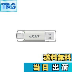 �y���������zAcer UT300 USB������ USB 3.2 �ő�Ǐo���x150MB/s USB-A/C���Ή� ���� �t���b�V���������h���C�u ����➑� �T�C�Y�F64GB