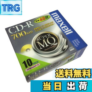 �y���������zmaxell �f�[�^�p CD-R 700MB 48�{���Ή� 10�� 5mm�P�[�X�� CDR700S.1P10S parent �T�C�Y�F10��