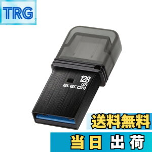 �y���������z�G���R�� USB������ USB3.2(Gen1) Type-C �L���b�v�� �F�F�u���b�N�A�T�C�Y�F128GB