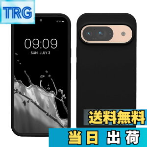 �y���������zkwmobile �X�}�z�P�[�X Google Pixel 9�Ή� �P�[�X - Google Pixel 9 Pro�Ή� �P�[�X - �V���R�� �J�o�[ �ϏՌ� ���h�~ �T���T�� ���F �F�F�u���b�N�A�T�C�Y�FPixel 9 / Pixel 9 Pro