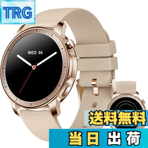 �y���������zMONOMAM CHIC �X�}�[�g�E�H�b�` ���f�B�[�X ������ iPhone�Ή� �A���h���C�h�Ή� AMOLED �펞�\�� �ی^ �x���g��20mm �����Y �����ʌv Line ���M�ʒm �F�FRose Beige