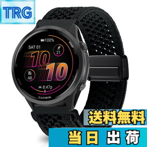 �y���������z[KeeFos] 22mm �o���h Garmin(�K�[�~��) Venu 4 45mm/Venu 3 45mm/2/Forerunner 570 47mm/265/255/Vivoactive 4/Active�Ή� �����o���h �i�C�����f�� ���C�o�b�N�� �}�O�l�b�g���o�b�N�� �ւ��x���g �҂ݕ� 