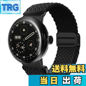 �y���������z[KeeFos] �o���h Google Pixel Watch 4 45mm 2025/Google Pixel Watch 3 45mm �Ή� �����o���h �i�C���� �ґg �X�g���b�v ���C�o�b�N���t�� �}�O�l�b�g���o�b�N�� �ւ��x���g �ʋC�� �L�k�� �X�|�[