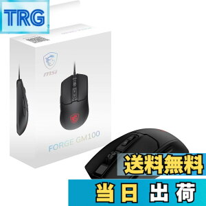 �y���������z�y����zMSI FORGE GM100 �I�v�e�B�J�� �Q�[�~���O�}�E�X �L�� MS0716 �F�F�u���b�N
