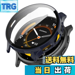 �y���������zTOORQR For GARMIN Venu 3�Ή� �P�[�X �K�[�~��Venu 3 �g�E�H�b�`�P�[�X �����K���X ��̌^ �ϏՌ� PC�f�ޒ����^ ���h�~ �S�ʕی� �w��h�~ ��U�h�~ �����x �����ߗ� venu 3 �p �J�o�[ 45mm 