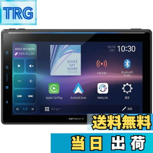 �y���������zPioneer �p�C�I�j�A �f�B�X�v���C�I�[�f�B�I AppleCarPlay AndroidAuto�Ή� Wi-Fi���[�^�[ �Z�b�g �F�F�u���b�N�A�T�C�Y�F10.1�C���`