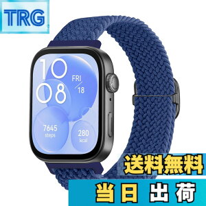 �y���������z[KeeFos] �o���h Huawei(�t�@�[�E�F�C) Watch Fit 5 Pro/5/4 Pro/Fit 4/Fit 3 �Ή� �����o���h �i�C�����f�� �ւ��x���g �݊��� �L�k�� �T�C�Y���� �҂݃u���X���b�g �ʋC�� �_�炵 �F�F�u���[
