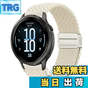 �y���������z[KeeFos] 18mm �o���h Garmin(�K�[�~��) Venu 4 41mm/Venu 3S 41mm/2S/Forerunner 265S/255S/255S Music/Vivoactive 4S 40mm/Vivomove 3S 39mm/Active S/Move 3S �Ή� �����o���h �i�C���� �ґg �ւ��x���g ���C�o�b�N���t