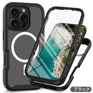 MagSafeΉ iPhone 16 P[X NA iphone13 pro max Jo[ ʕی ϋv iphone15 pro iphone12 iphonese PC+TPU n[hVF iPhone16e 15 14 plus 14 pro 13pro P[X obN tیtB Jo[ Ռz