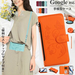 2WAY �X�g���b�v�t�� Google Pixel 9a �P�[�X �蒠�^ ���� �� �O�[�O�� Pixel 10a �P�[�X ���킢�� ���U�[ �O�[�O���s�N�Z��8a �g�уP�[�X �V�����_�[�X�g���b�v �t�@�X�i�[�|�P�b�g�t�� GooglePixel6a Pixe