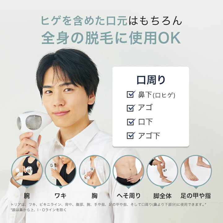楽天市場】【入荷待ち】脱毛器 トリア パーソナルレーザー脱毛器 4X 