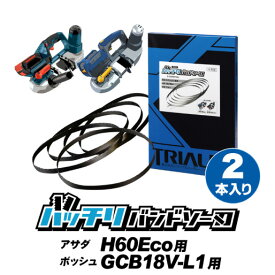 アサダ H60 Eco ボッシュ GCV18V-LI バンドソー替刃 2本入 ステンレス・鉄用 14/18山 18山 Asada バンドソー替え刃 バンドソー刃 アサダバンドソー ボッシュバンドソー 刃 h60 eco 充電バンドソー バッチリバンドソー刃 B-CBAB733J-2p