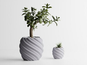 螺旋鉢 全16色 2号 3号 4号 植木鉢 作家鉢 プランター 小型 おしゃれ 白 黒モダン 個性 室内鉢 オフィス インテリア 軽量 観葉植物 多肉植物 塊根植物 サボテン つる性 シダ 人工観葉植物 北欧