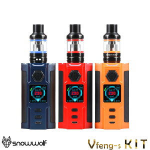 ݌ɏ Z[^^^ŏIi ySNOWWOLFKizy Vfeng-s 230W KIT zy 35A 18650obe[tzyAz TuΉ xCvdq^oR dq΂ dq^oR vape xCv xCvAg}CU