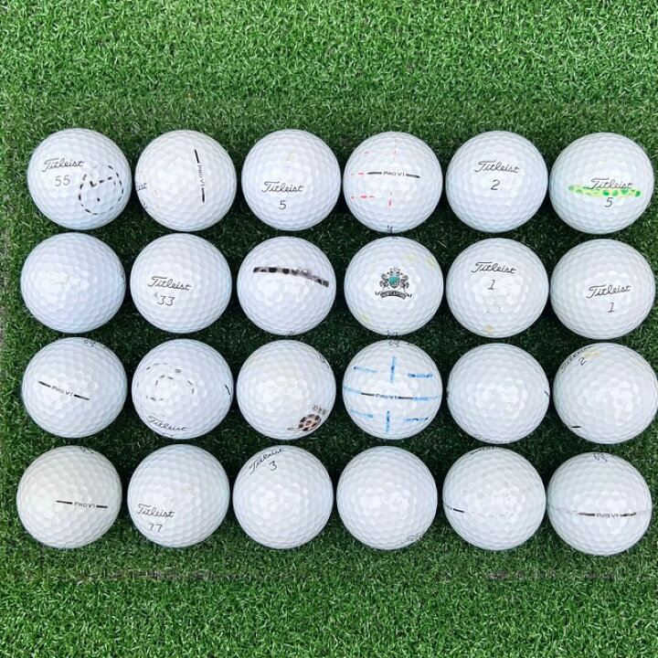 楽天市場】【Aランク】 ロストボール タイトリスト PRO V1 白 2025年  