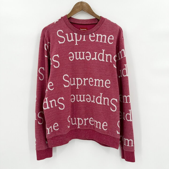 楽天市場】Supreme シュプリーム ジャガード ロゴ クルーネック 