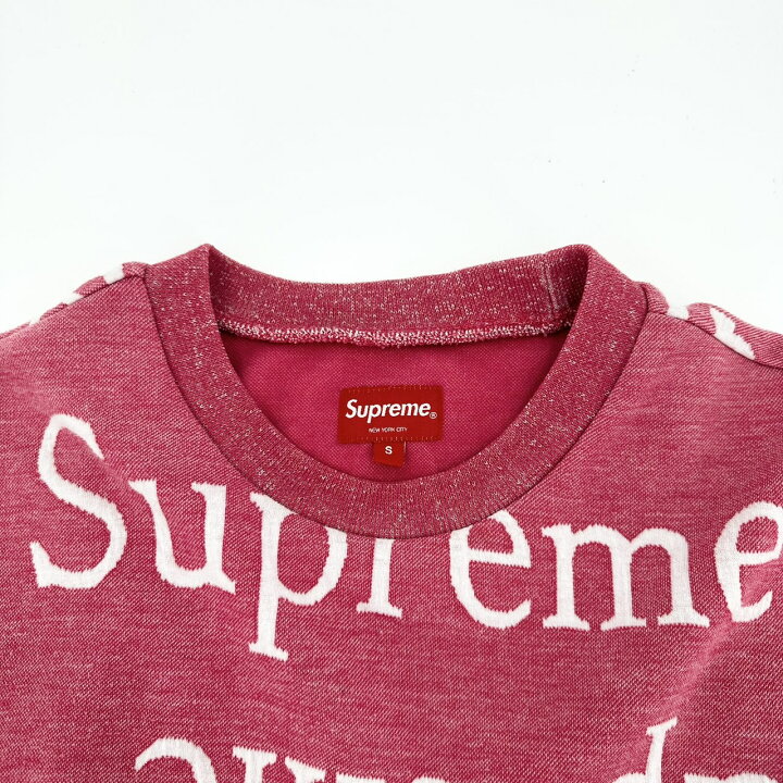 楽天市場】Supreme シュプリーム ジャガード ロゴ クルーネック 