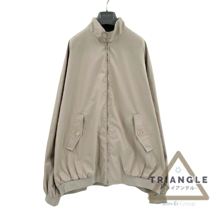 楽天市場】PRADA プラダ SGC245 Oversized cotton-blend bomber jacket 