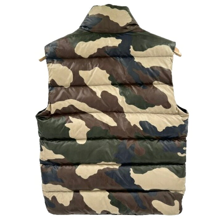 MONCLER カモフラージュ ダウンベスト 0サイズ 