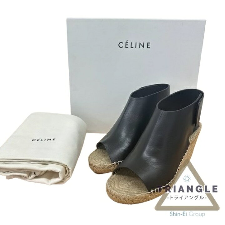 楽天市場】CELINE セリーヌ Open Toe Bootie オープントゥ 