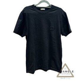 DIOR ディオール Tシャツ 013J600A0677 CDロゴ ブラック M