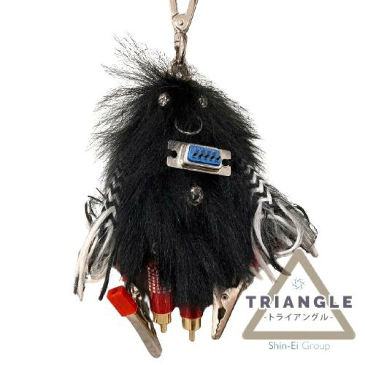 楽天市場】PRADA プラダ 1TR264 ロボット ファー キーホルダー 