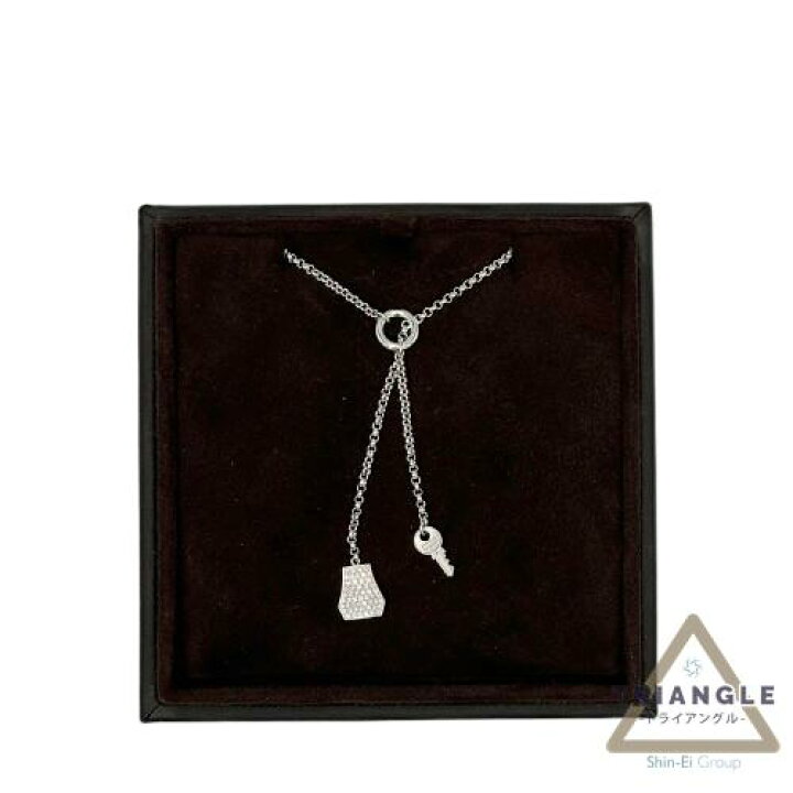 楽天市場】HERMES エルメス ケリークロシェットPM K18WG パヴェダイヤ  