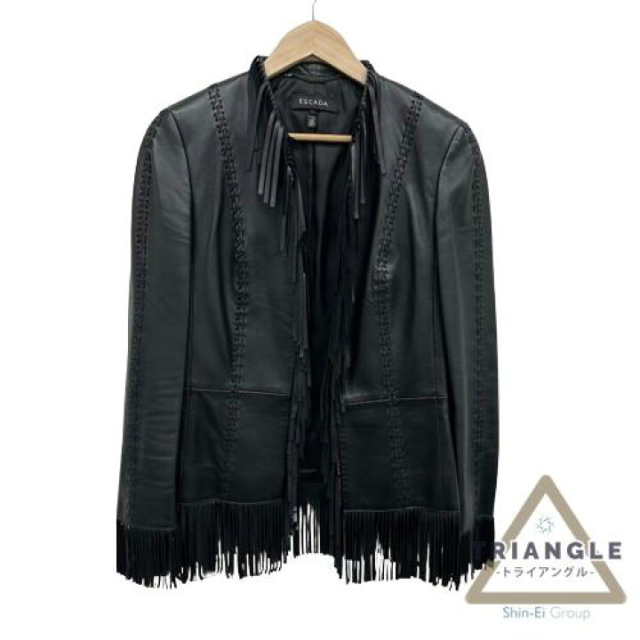 楽天市場】ESCADA エスカーダ ラムレザージャケット ラム革 ファースト 
