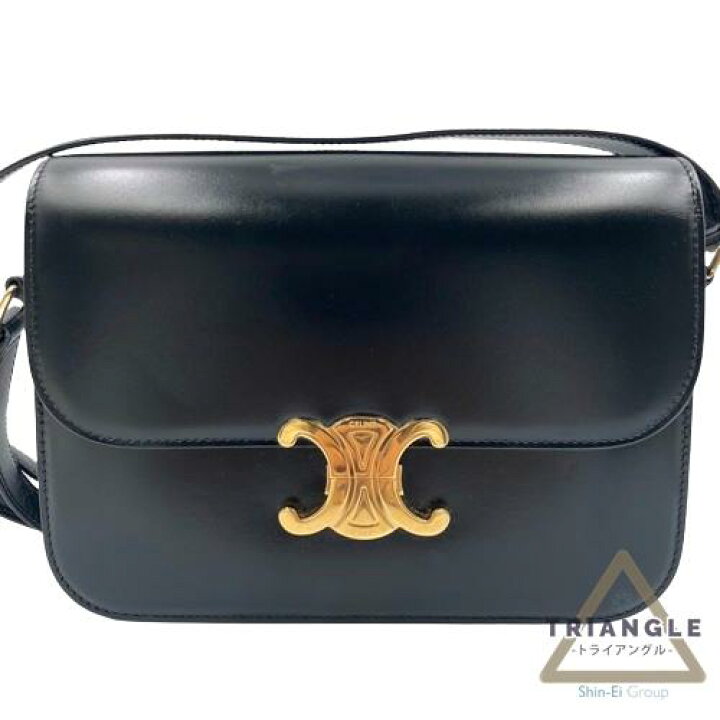 楽天市場】CELINE セリーヌ トリオンフ ボックスカーフ ショルダー 