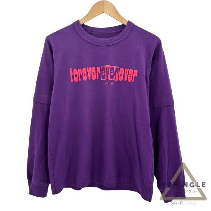楽天市場】Sacai サカイ 22-0454S forever ever ever 長袖Tシャツ 