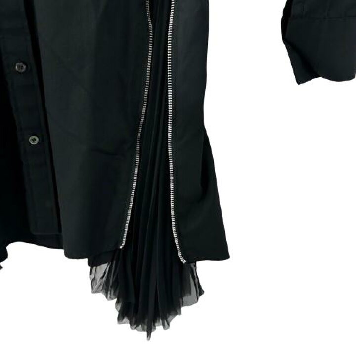 楽天市場】Sacai サカイ 18-04051 サイドジップ プリーツ ワンピース 