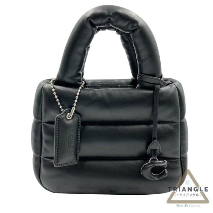 楽天市場】COACH コーチ ピロー ミニ トート CL592 LHBLK ブラック 