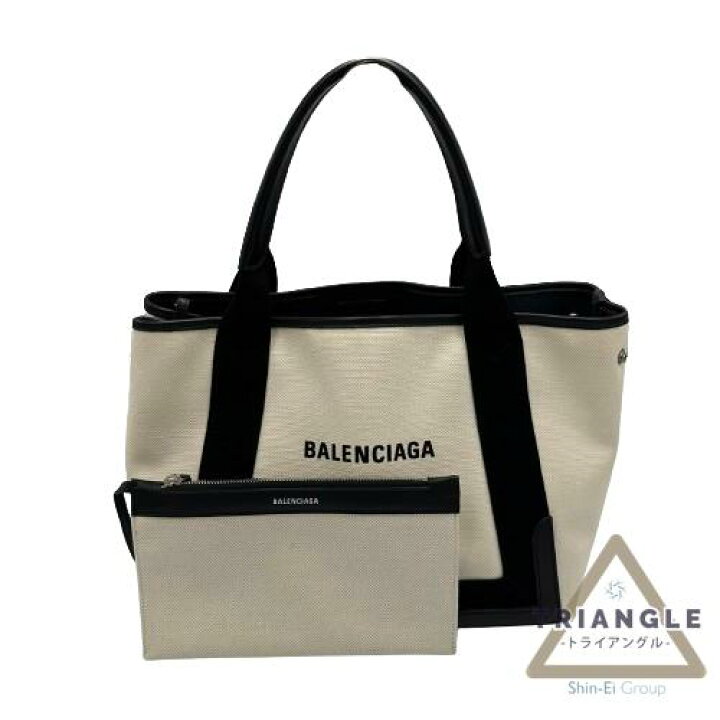 楽天市場】BALENCIAGA バレンシアガ カバスS トートバッグ ポーチ付 