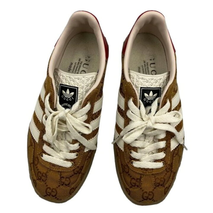楽天市場】GUCCI グッチ adidas アディダス コラボ ガゼル GG 
