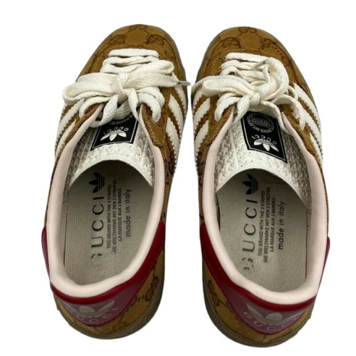 楽天市場】GUCCI グッチ adidas アディダス コラボ ガゼル GG 