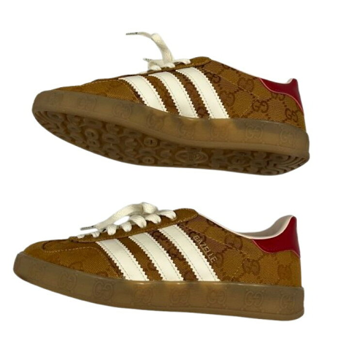 楽天市場】GUCCI グッチ adidas アディダス コラボ ガゼル GG 