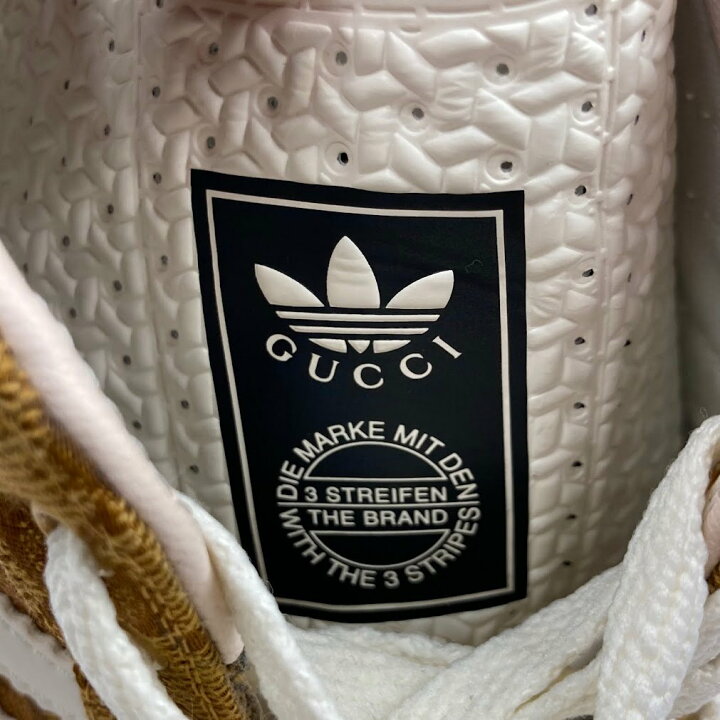 楽天市場】GUCCI グッチ adidas アディダス コラボ ガゼル GG 