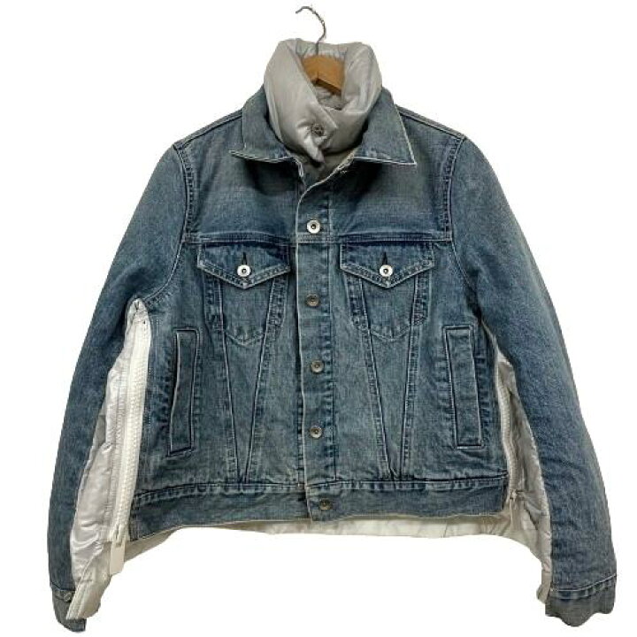 楽天市場】Sacai サカイ 20AW DENIM DOCKING NYLON PUTTED JACKET 20 